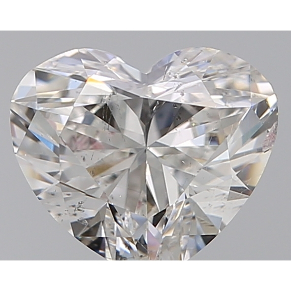 0.75 Carat Heart Loose Diamond, G, SI2, Super Ideal, GIA Certified | Thumbnail