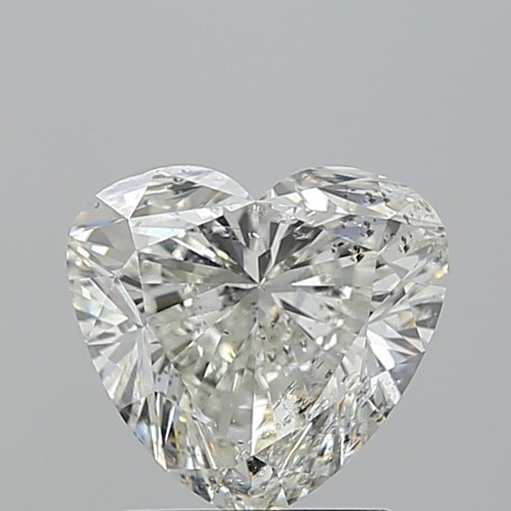 2.01 Carat Heart Loose Diamond, J, I1, Super Ideal, GIA Certified