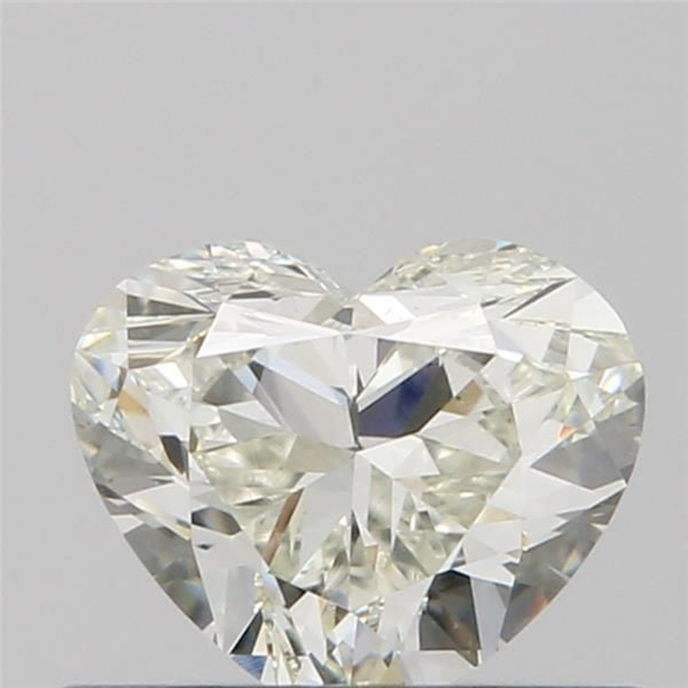 0.50 Carat Heart Loose Diamond, J, VS1, Ideal, GIA Certified