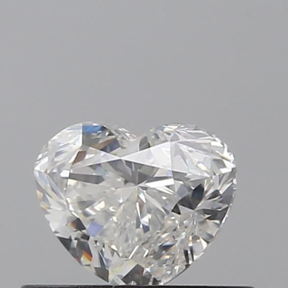 0.50 Carat Heart Loose Diamond, G, VS2, Ideal, GIA Certified