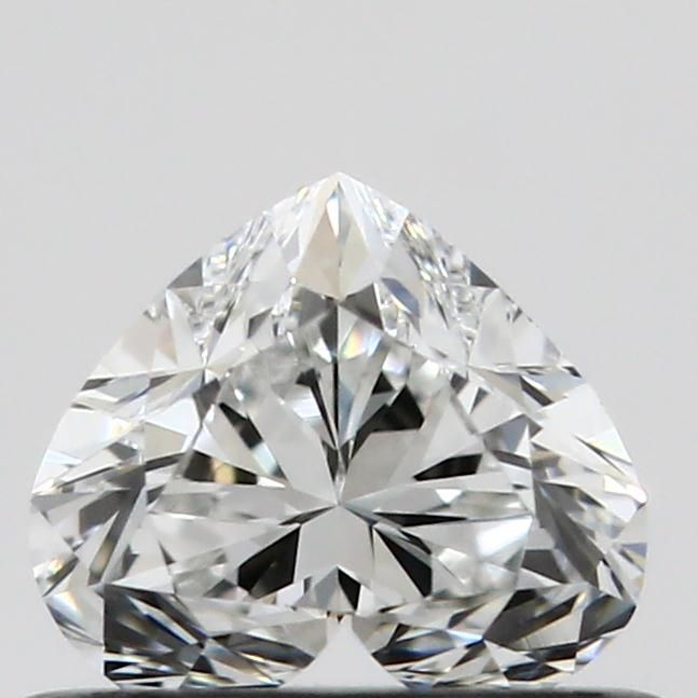 0.41 Carat Heart Loose Diamond, E, IF, Super Ideal, GIA Certified