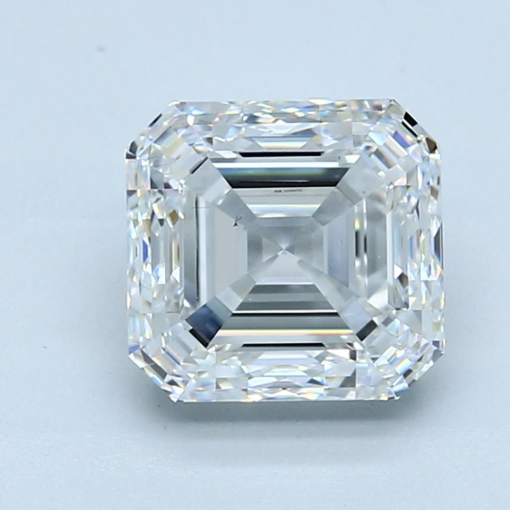 3.01 Carat Asscher Loose Diamond, F, VS1, Ideal, GIA Certified | Thumbnail