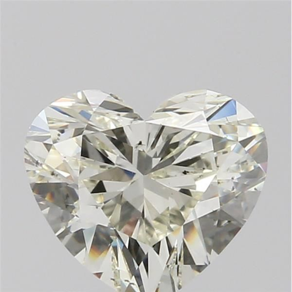 0.90 Carat Heart Loose Diamond, L, SI1, Ideal, GIA Certified