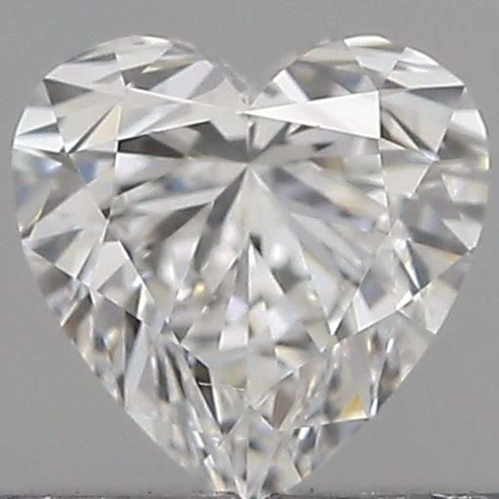 0.33 Carat Heart Loose Diamond, E, VVS1, Super Ideal, GIA Certified