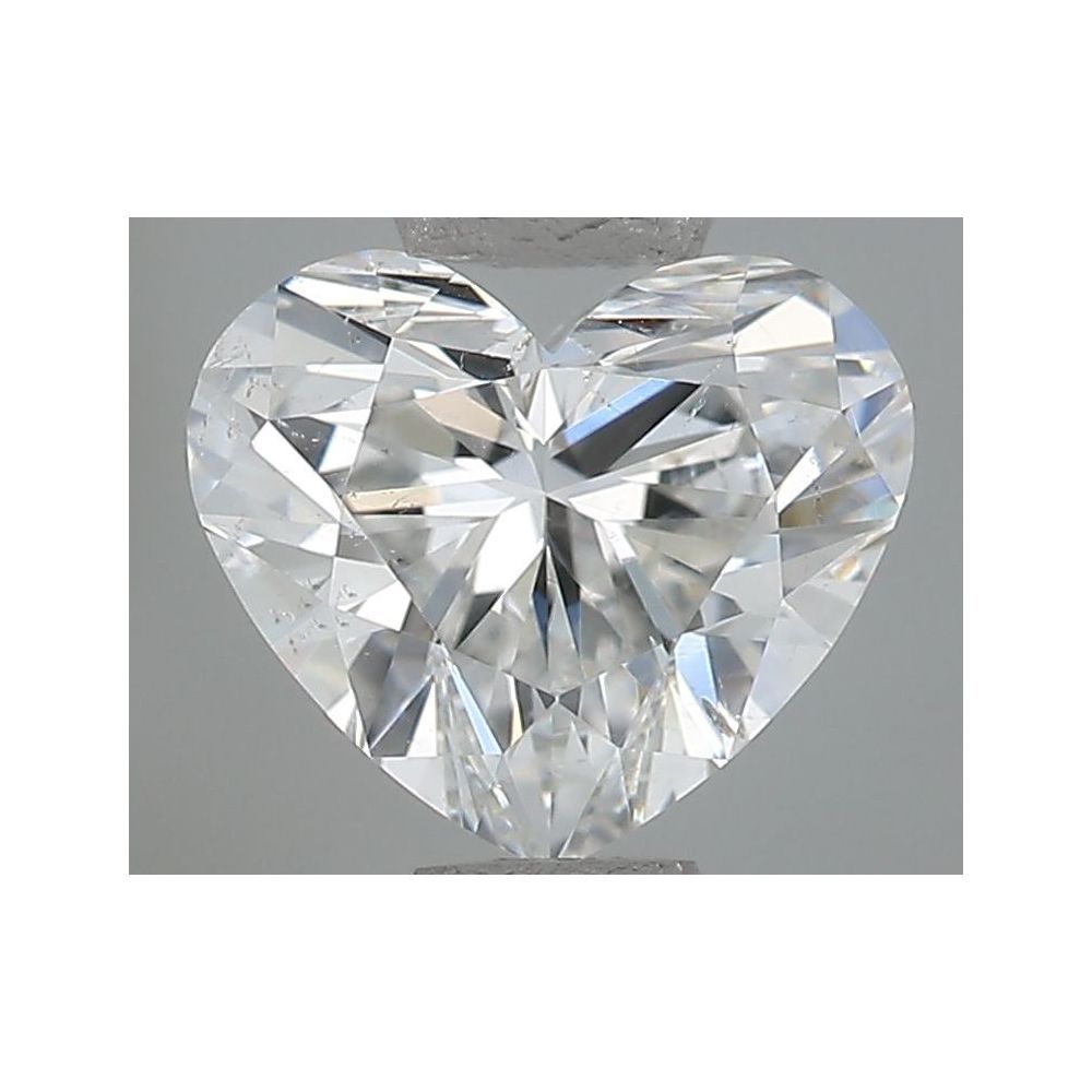 0.74 Carat Heart Loose Diamond, F, SI2, Ideal, GIA Certified