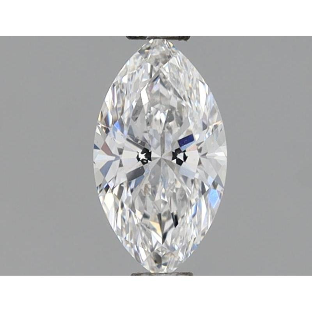 0.52 Carat Marquise Loose Diamond, D, SI1, Ideal, GIA Certified | Thumbnail