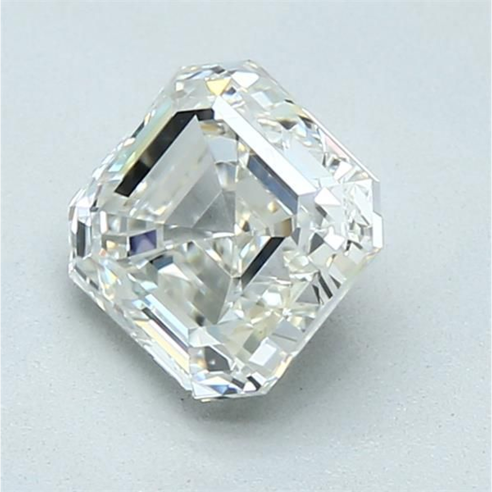 1.50 Carat Asscher Loose Diamond, J, VVS2, Ideal, GIA Certified