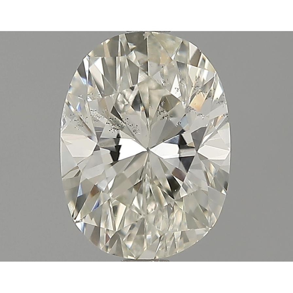 1.70 Carat Oval Loose Diamond, J, SI2, Excellent, HRD Certified | Thumbnail