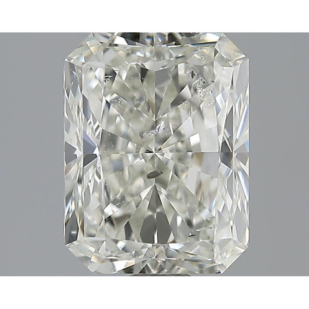 3.02 Carat Radiant Loose Diamond, I, SI2, Super Ideal, HRD Certified