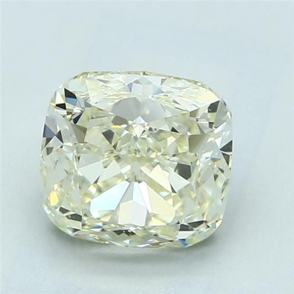 3.04 Carat Cushion Loose Diamond, L, VVS1, Ideal, HRD Certified | Thumbnail