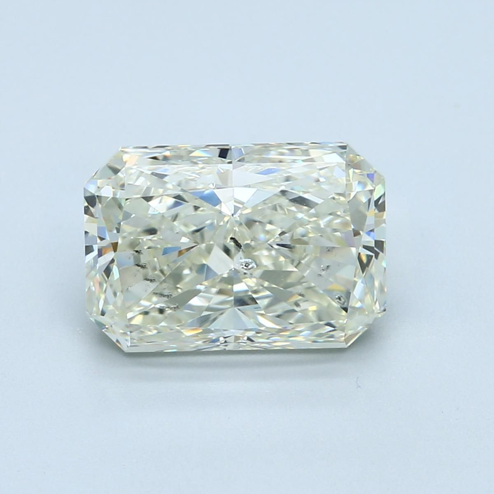 5.31 Carat Radiant Loose Diamond, K, SI2, Super Ideal, HRD Certified
