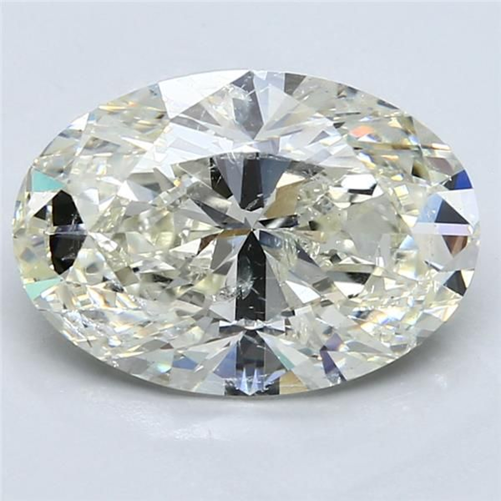 5.00 Carat Oval Loose Diamond, J, SI2, Ideal, HRD Certified | Thumbnail