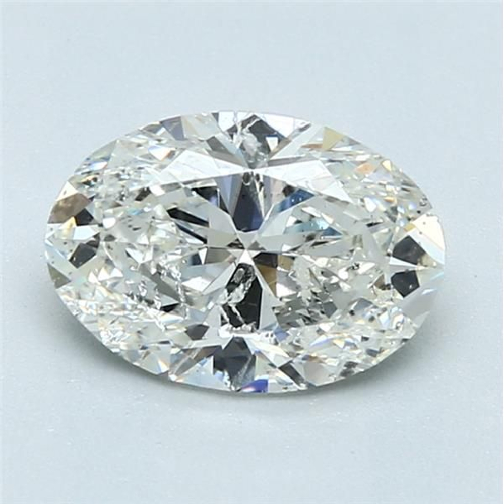 1.50 Carat Oval Loose Diamond, I, SI2, Super Ideal, HRD Certified | Thumbnail