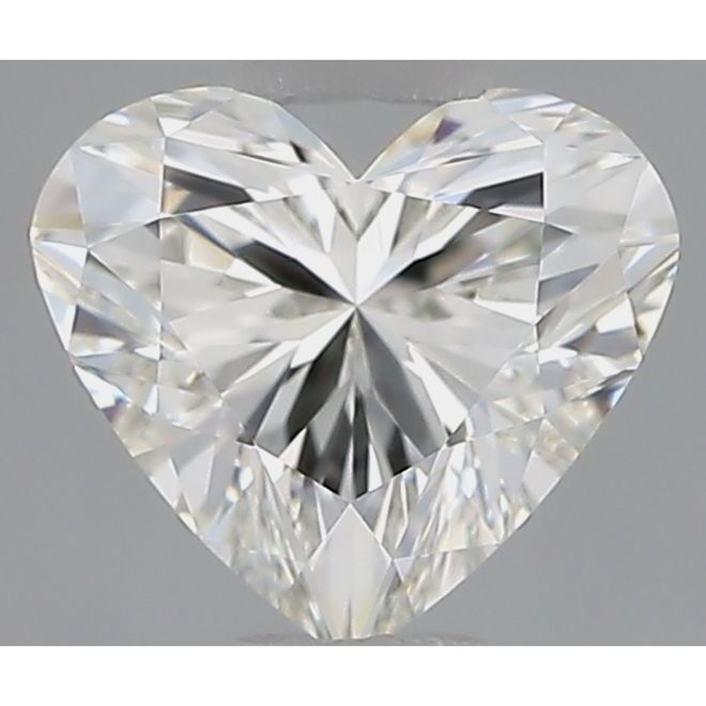 0.50 Carat Heart Loose Diamond, H, IF, Super Ideal, HRD Certified