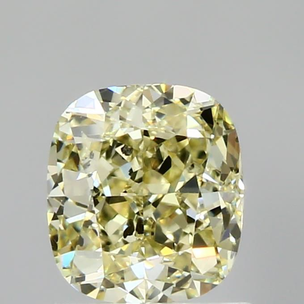1.05 Carat Cushion Loose Diamond, Fancy Brownish Greenish Yellow, SI2, Excellent, GIA Certified | Thumbnail