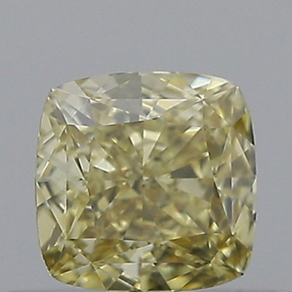 0.52 Carat Cushion Loose Diamond, Fancy Brownish Yellow, VS1, Ideal, GIA Certified