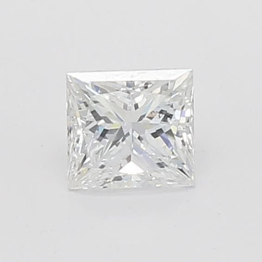 0.52 Carat Princess Loose Diamond, D, SI1, Excellent, GIA Certified | Thumbnail