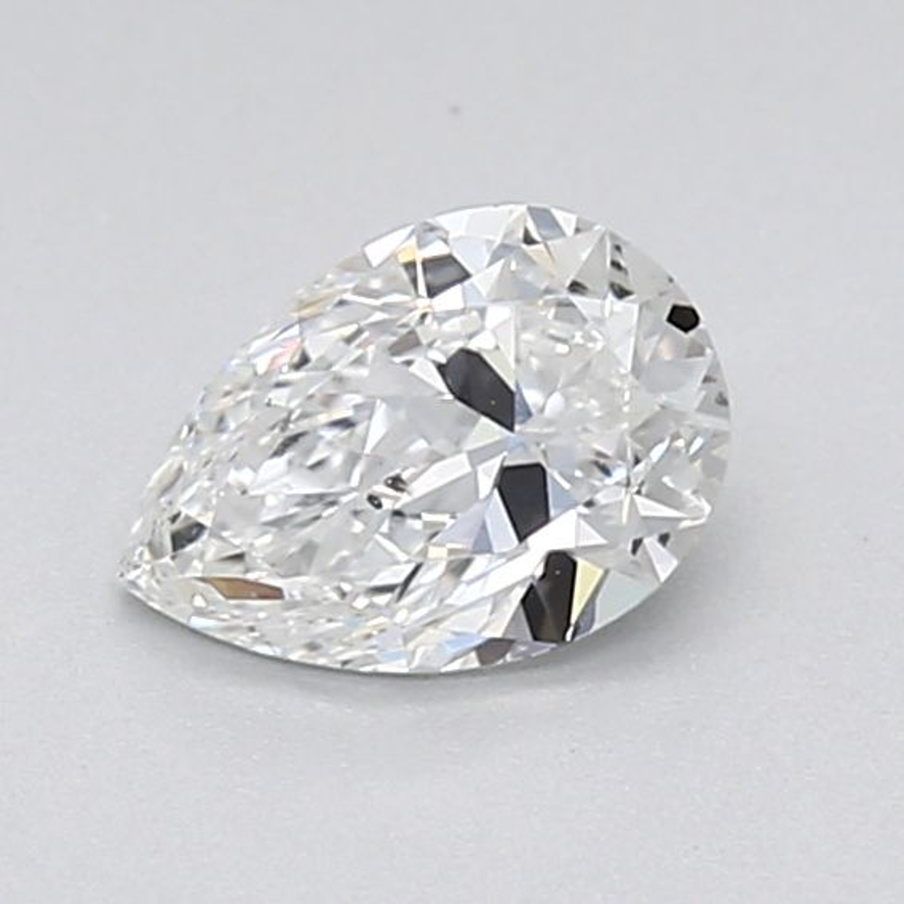 0.55 Carat Pear Loose Diamond, F, SI1, Ideal, GIA Certified