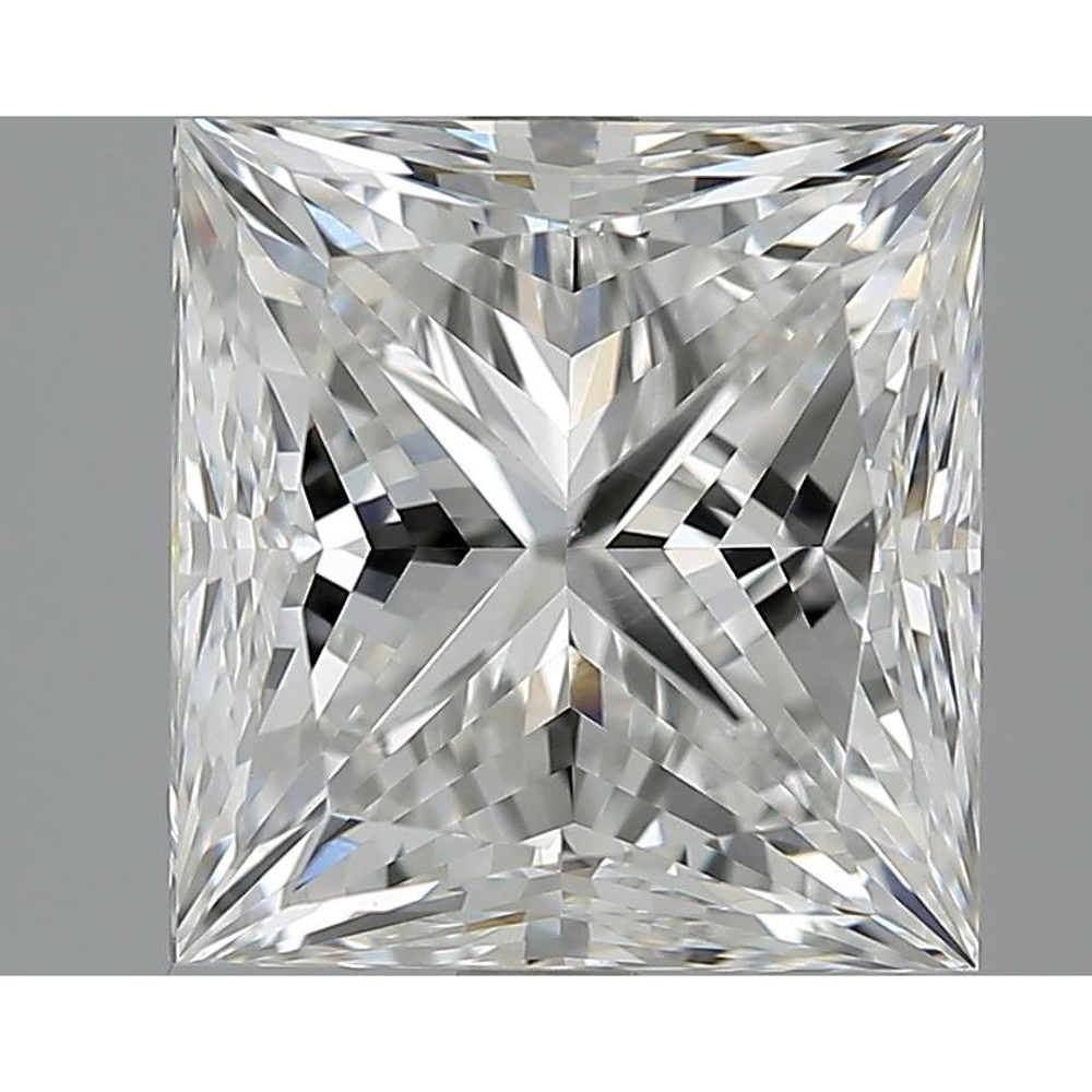 4.02 Carat Princess Loose Diamond, H, VS1, Ideal, GIA Certified | Thumbnail