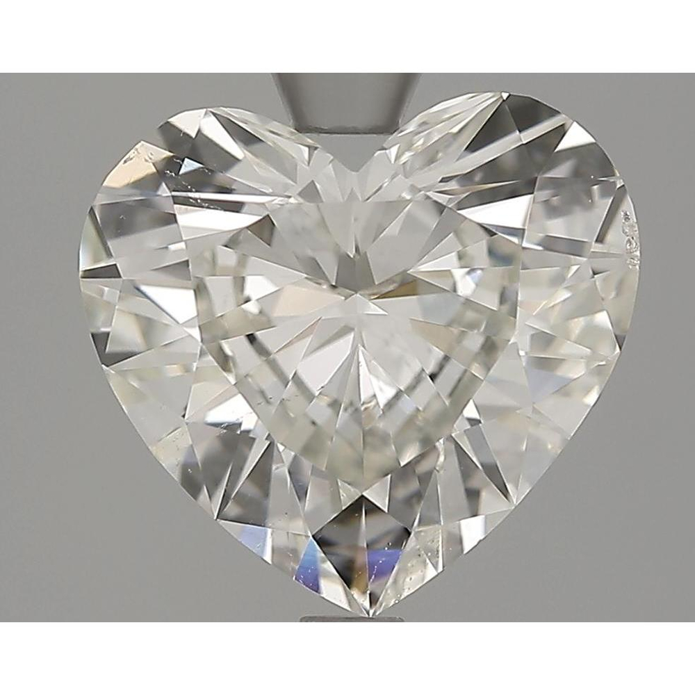 2.53 Carat Heart Loose Diamond, K, SI1, Ideal, GIA Certified