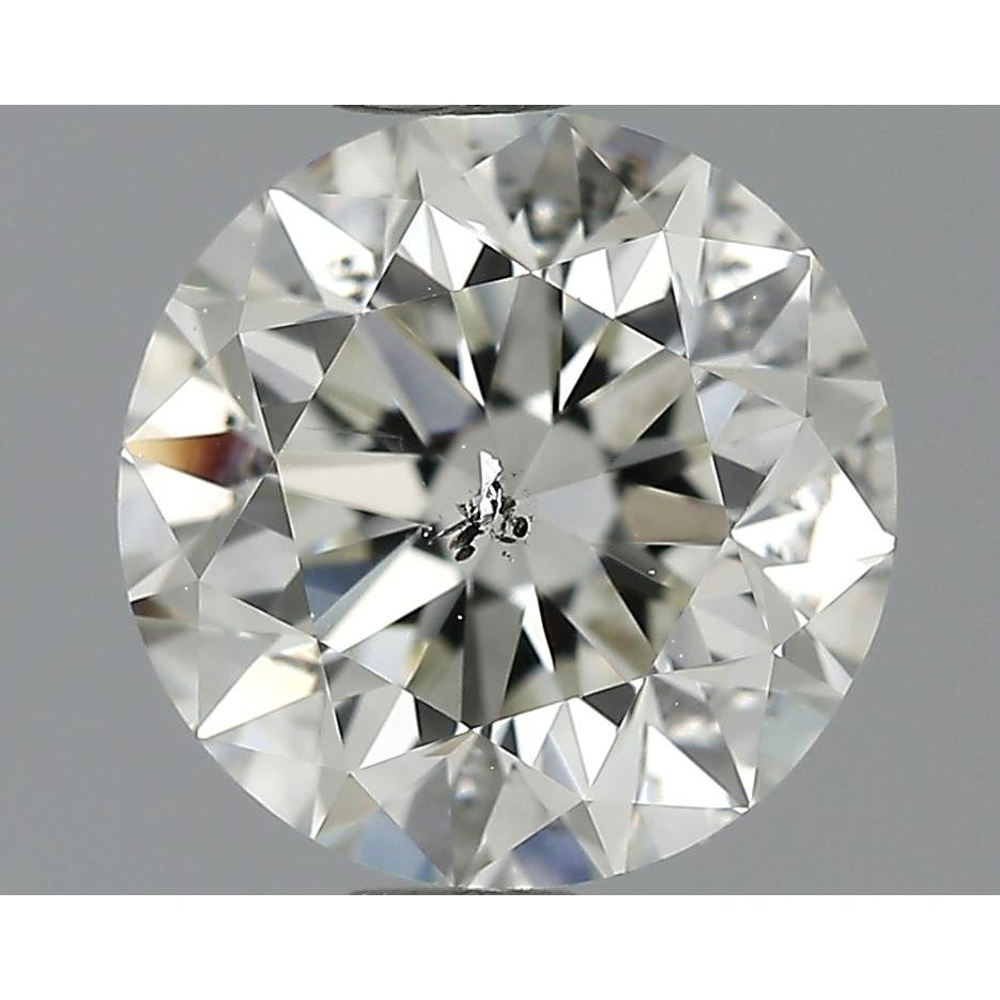 1.31 Carat Round Loose Diamond, K, I1, Very Good, GIA Certified