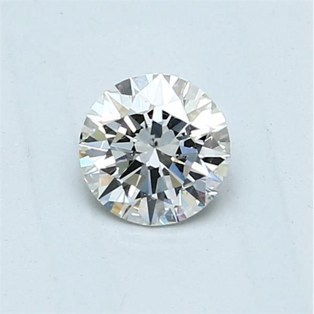 0.55 Carat Round Loose Diamond, I, SI1, Super Ideal, GIA Certified