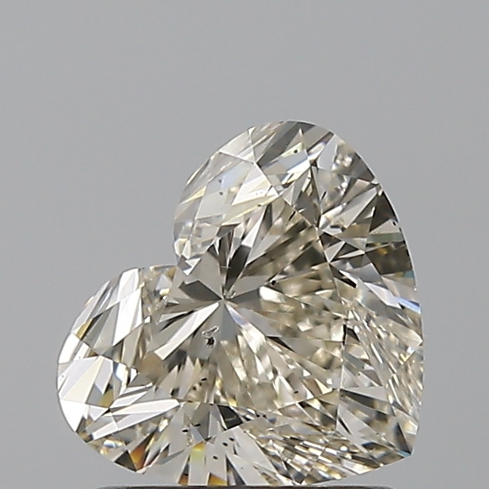 1.20 Carat Heart Loose Diamond, J, SI1, Super Ideal, HRD Certified