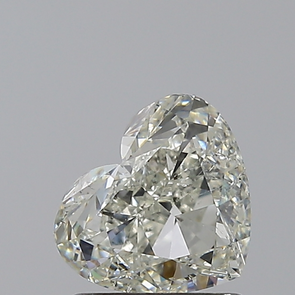 1.21 Carat Heart Loose Diamond, H, SI1, Ideal, HRD Certified