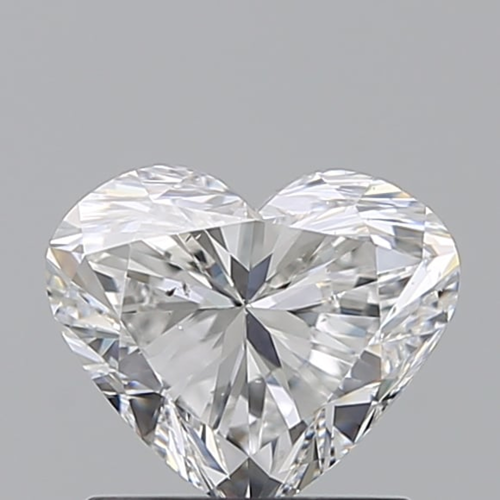 1.00 Carat Heart Loose Diamond, F, SI1, Ideal, GIA Certified | Thumbnail