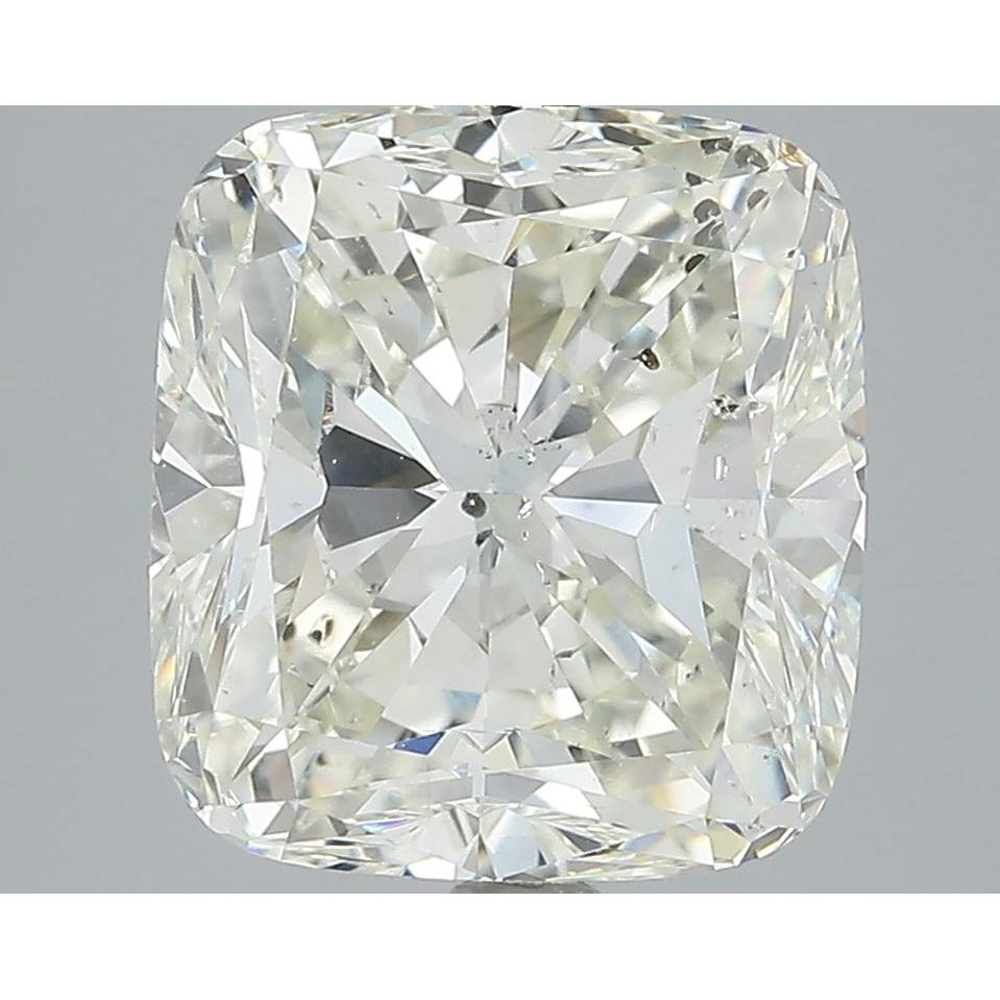5.14 Carat Cushion Loose Diamond, J, SI2, Very Good, GIA Certified