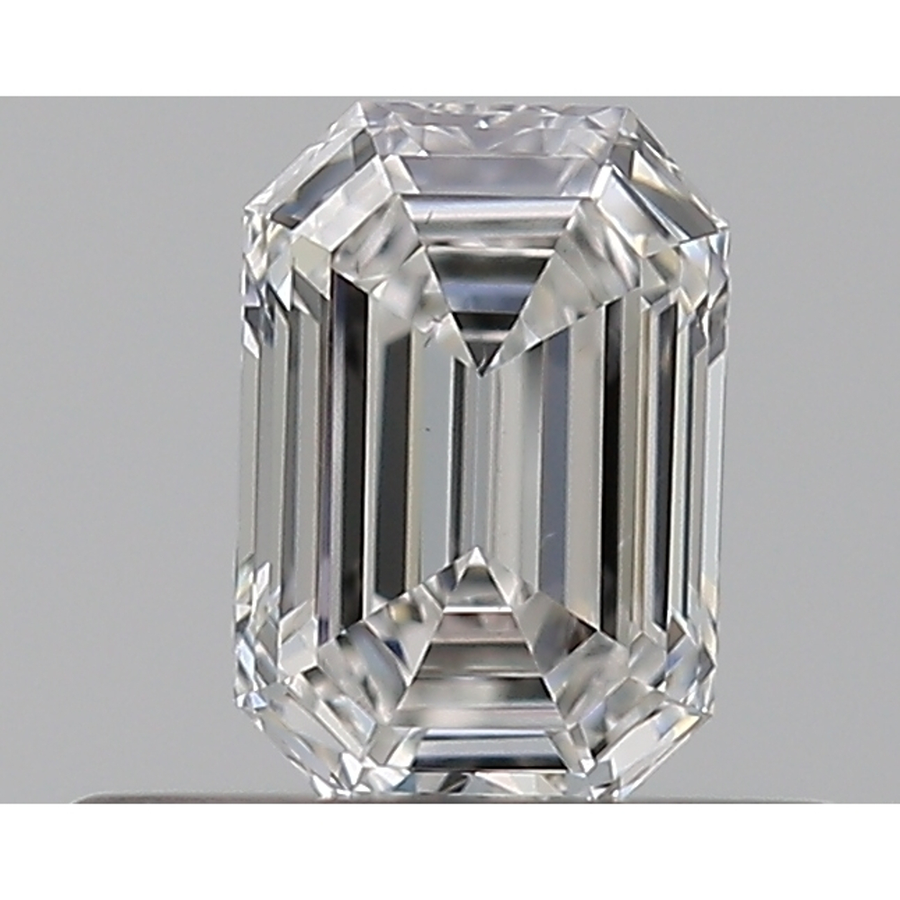 0.33 Carat Emerald Loose Diamond, F, VS2, Super Ideal, GIA Certified | Thumbnail