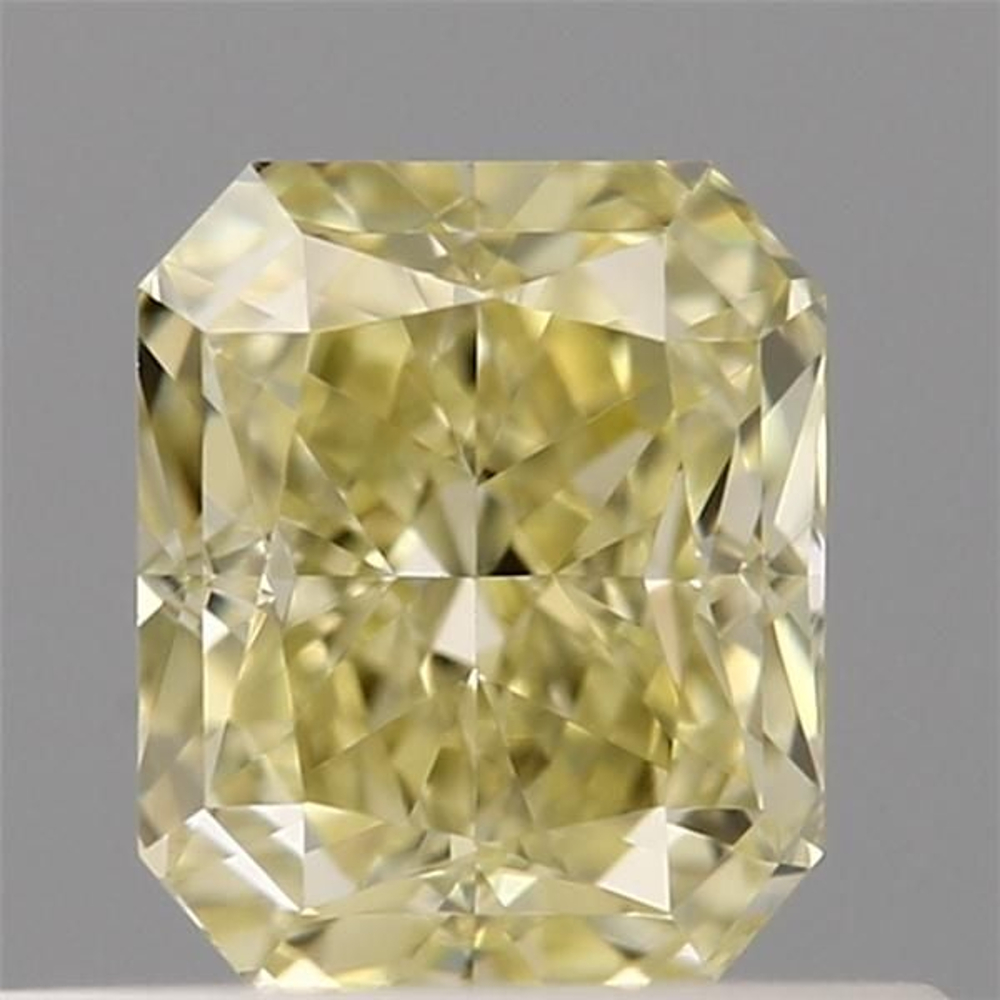 0.51 Carat Radiant Loose Diamond, Yellow Yellow, VVS1, Very Good, GIA Certified