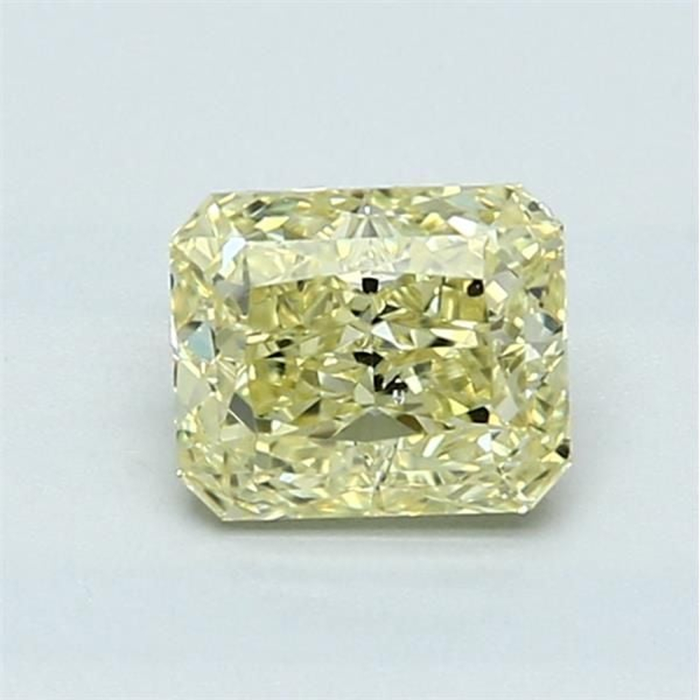 0.91 Carat Radiant Loose Diamond, FY FY, SI2, Excellent, GIA Certified
