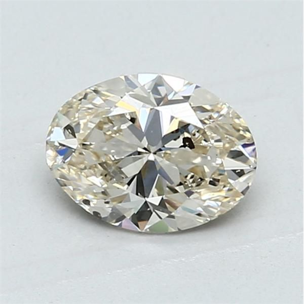 1.02 Carat Oval Loose Diamond, M Faint Brown, SI2, Ideal, GIA Certified | Thumbnail