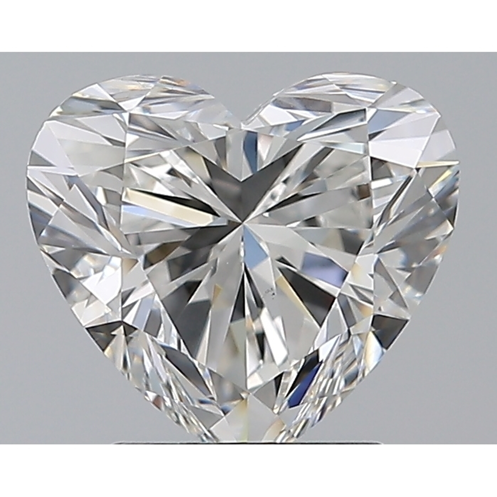 2.01 Carat Heart Loose Diamond, F, VS1, Super Ideal, GIA Certified