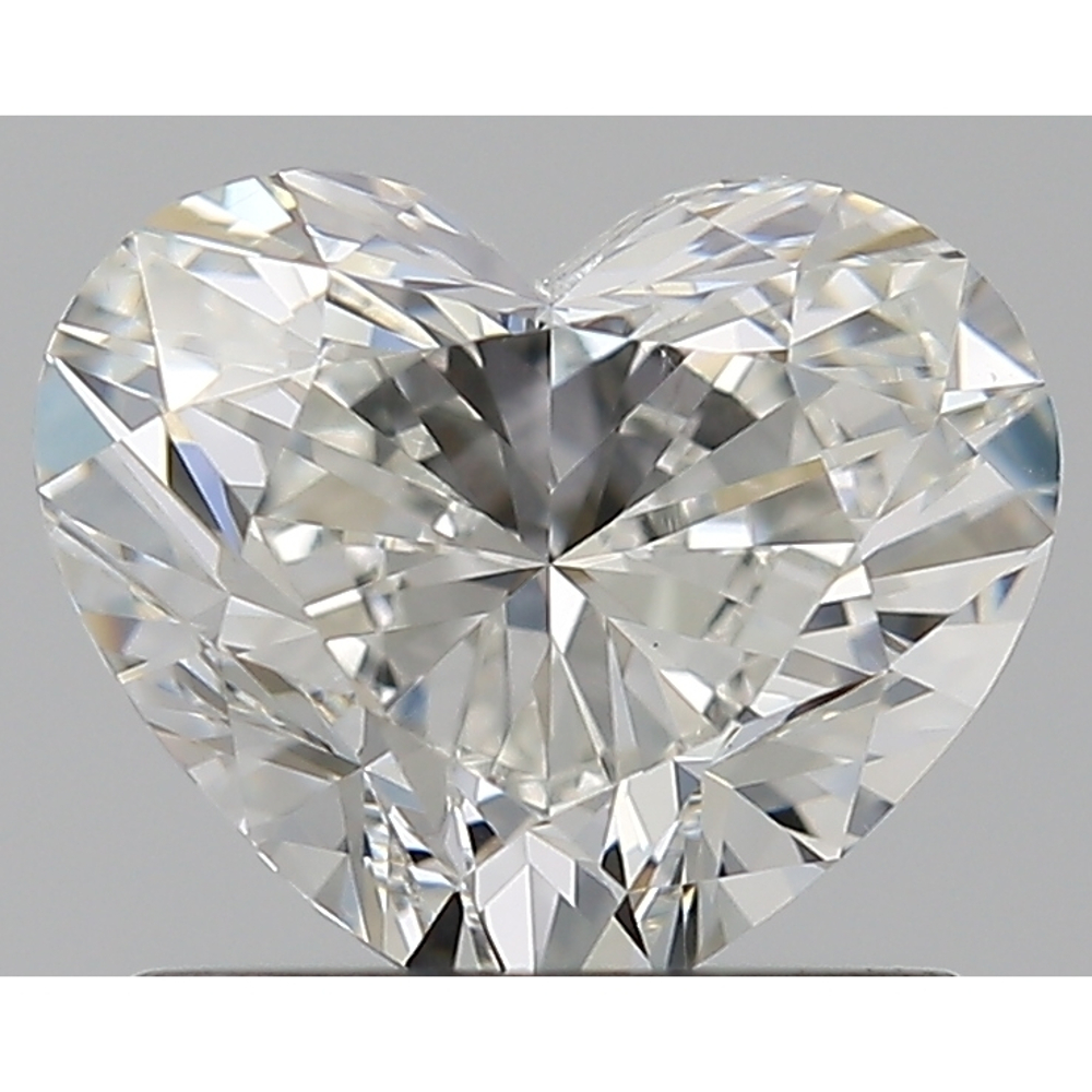 0.90 Carat Heart Loose Diamond, I, VS2, Excellent, GIA Certified | Thumbnail