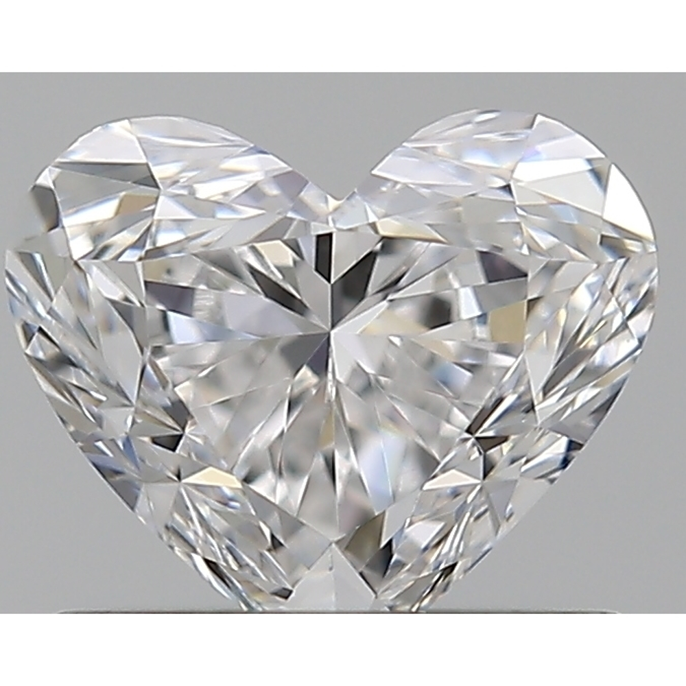 0.71 Carat Heart Loose Diamond, E, VVS2, Ideal, GIA Certified | Thumbnail
