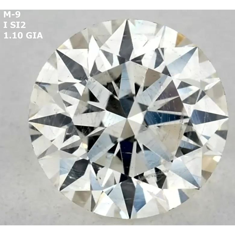1.10 Carat Round Loose Diamond, I, SI2, Super Ideal, GIA Certified
