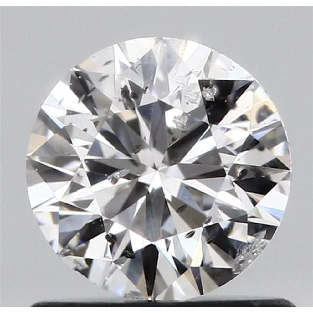 0.70 Carat Round Loose Diamond, E, I1, Excellent, GIA Certified | Thumbnail