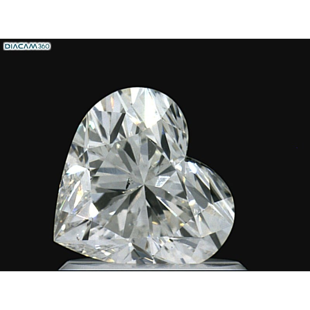 1.01 Carat Heart Loose Diamond, E, SI1, Ideal, GIA Certified