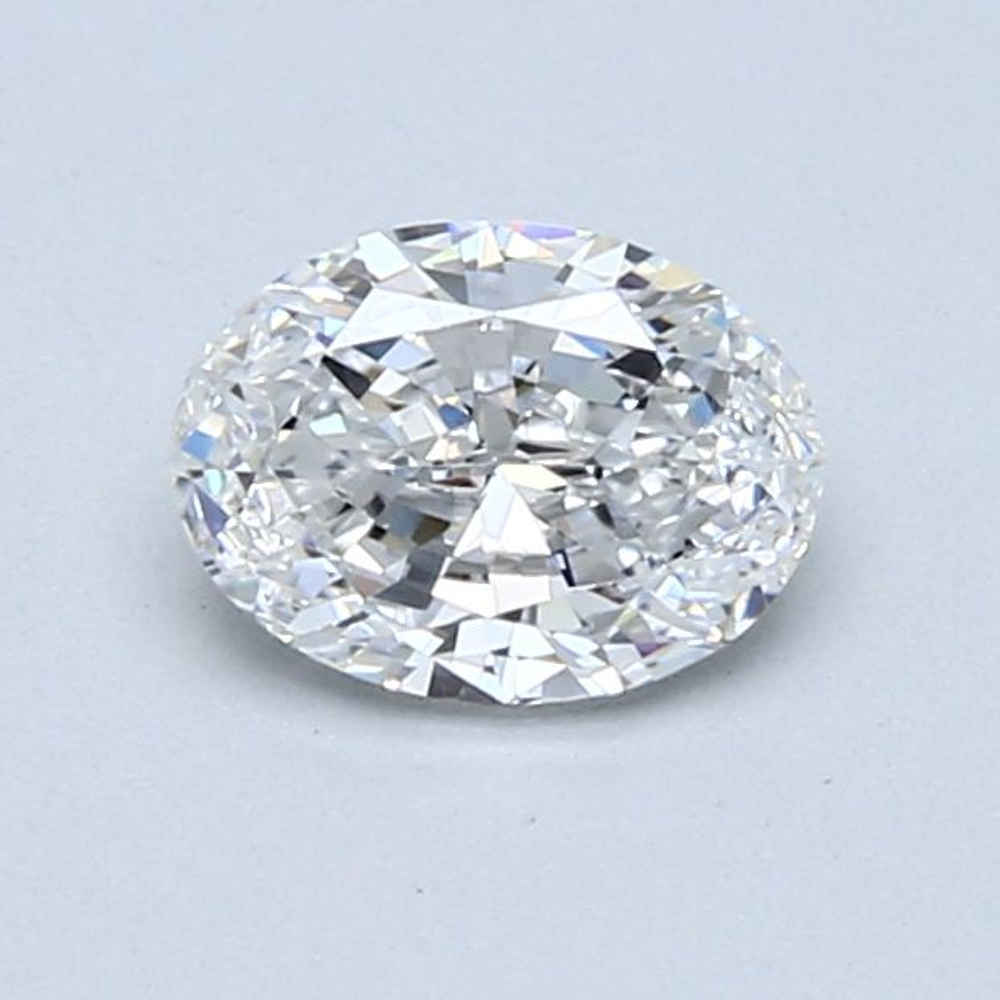 0.80 Carat Oval Loose Diamond, D, VS1, Ideal, GIA Certified