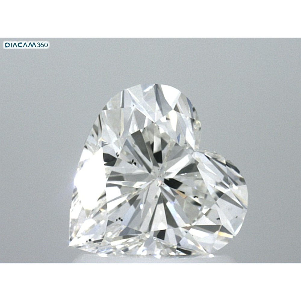 1.51 Carat Heart Loose Diamond, F, SI1, Ideal, GIA Certified | Thumbnail