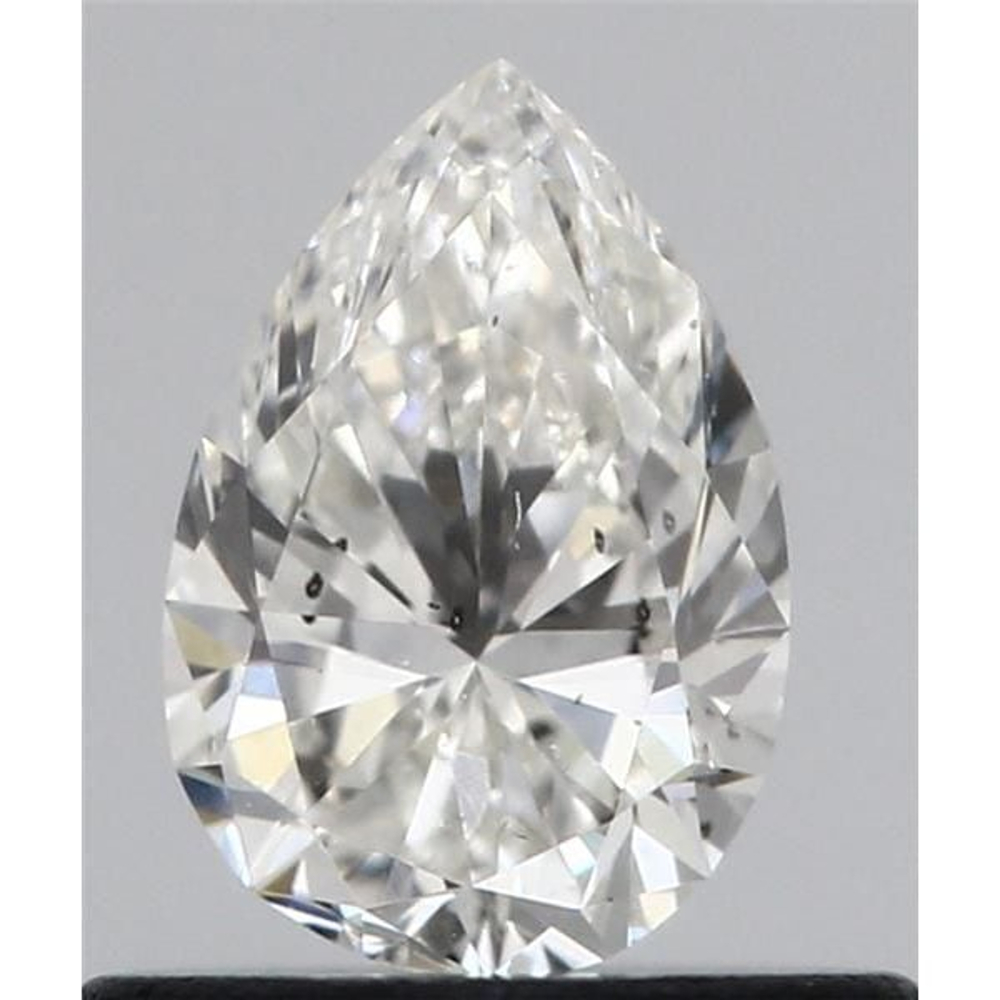 0.50 Carat Pear Loose Diamond, H, SI1, Excellent, GIA Certified | Thumbnail