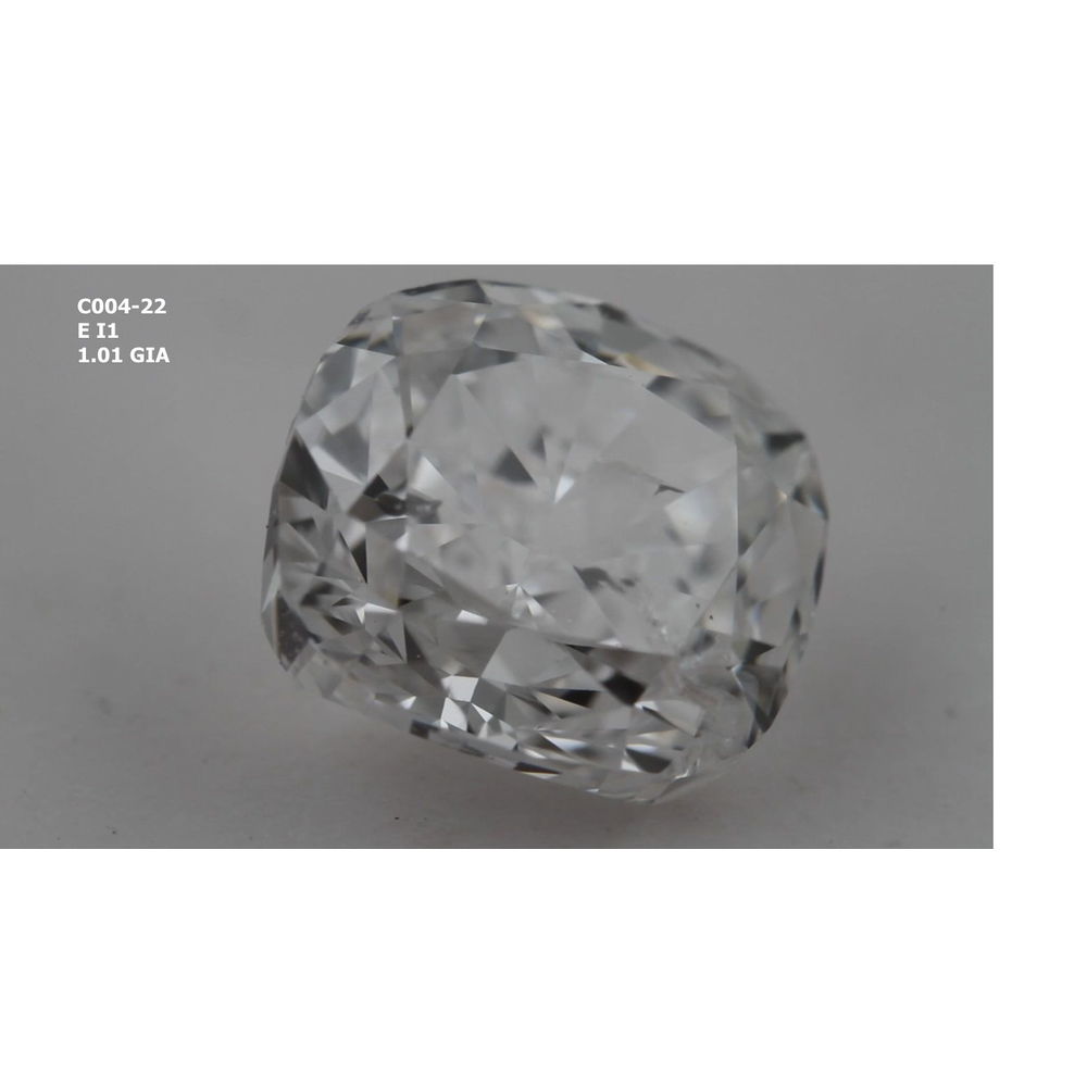 0.82 Carat Cushion Loose Diamond, E, I1, Very Good, GIA Certified | Thumbnail