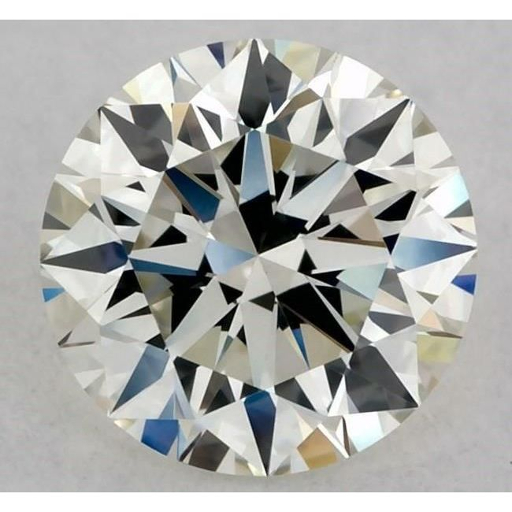 0.55 Carat Round Loose Diamond, J, VVS2, Super Ideal, GIA Certified