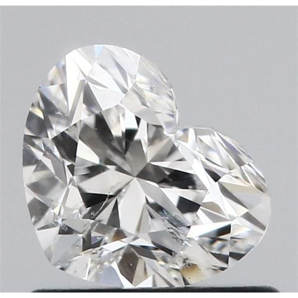 0.71 Carat Heart Loose Diamond, F, I1, Super Ideal, GIA Certified