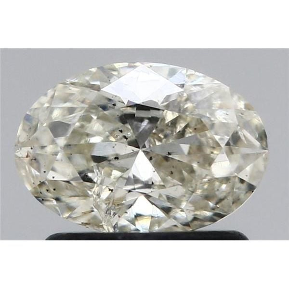 0.80 Carat Oval Loose Diamond, J, I2, Excellent, GIA Certified