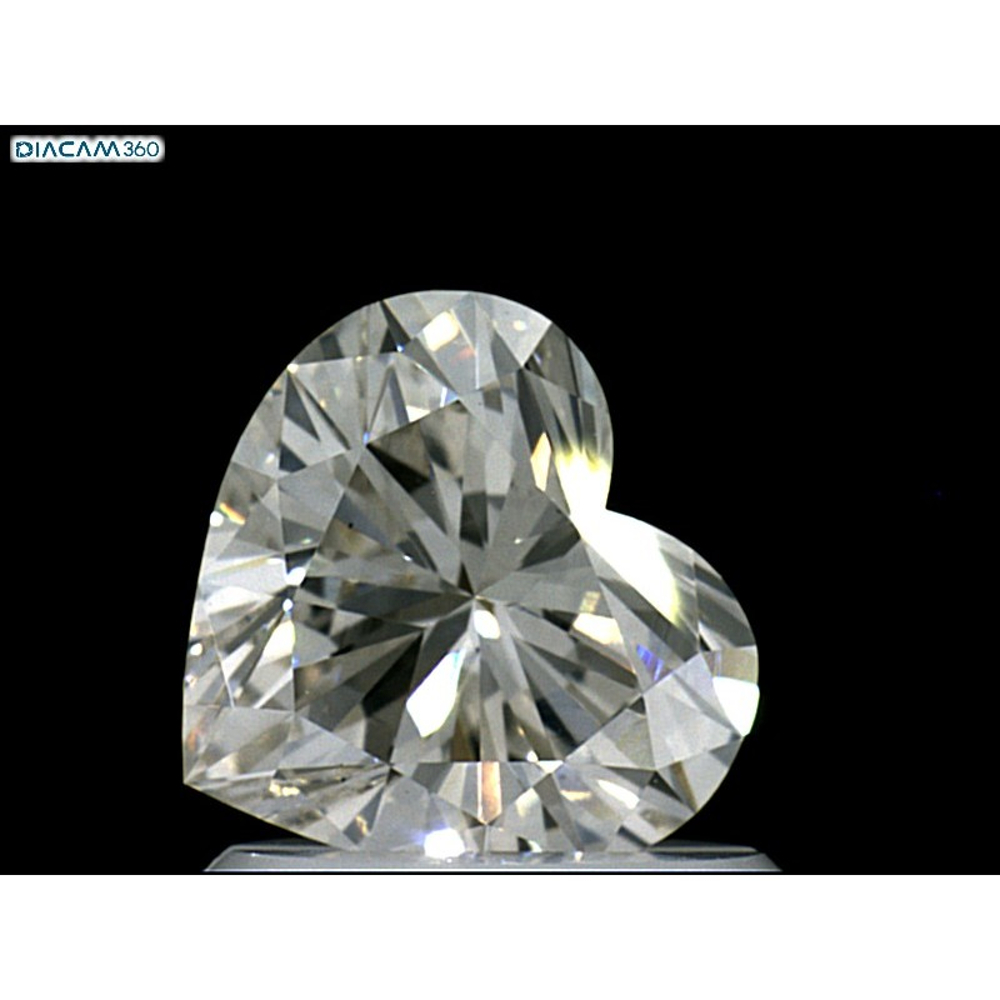 1.00 Carat Heart Loose Diamond, J, VS1, Super Ideal, GIA Certified