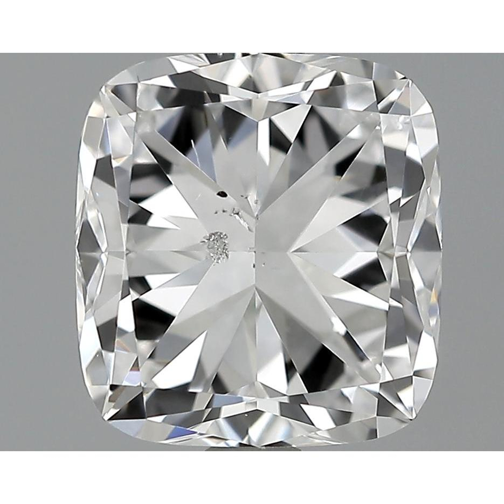 1.54 Carat Cushion Loose Diamond, D, SI2, Very Good, GIA Certified