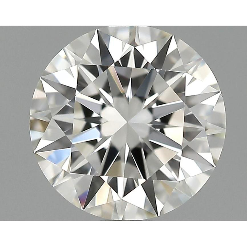 1.01 Carat Round Loose Diamond, H, VVS2, Ideal, GIA Certified
